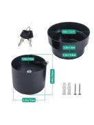 Vízálló virágcserép titkos rekesz