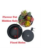 Vízálló virágcserép titkos rekesz