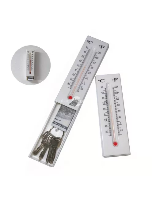 Diszkrét kültéri hőmérő széf