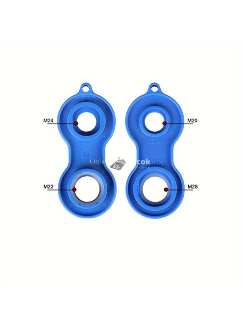 Kék Vízcsap applikátor, szűrő leszedő kulcs