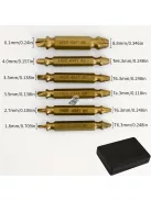 6db aranyozott titán sérült csavar kihúzó készlet