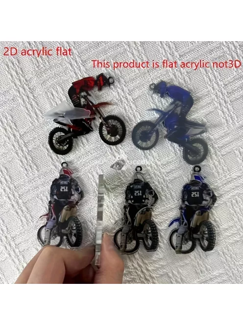 Motorkerékpáros dísz