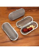 304-es rozsdamentes acélból készült teafőző extra finom hálós szűrővel a laza levelű teához és fűszerekhez, tökéletes fekete teához, rooiboshoz és egyebekhez