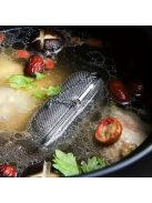 304-es rozsdamentes acélból készült teafőző extra finom hálós szűrővel a laza levelű teához és fűszerekhez, tökéletes fekete teához, rooiboshoz és egyebekhez