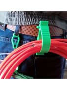 Műanyag sisak klipsz