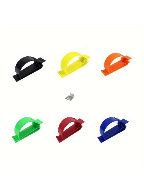 Műanyag sisak klipsz