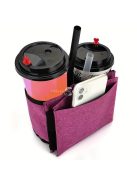 Hordozható pohárszervező bőröndhöz