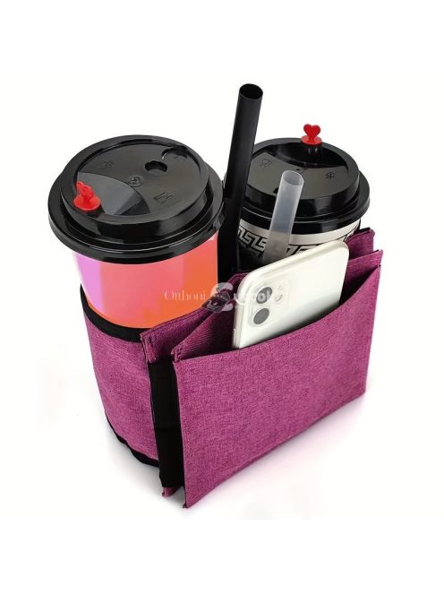 Hordozható pohárszervező bőröndhöz