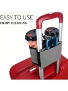 Hordozható pohárszervező bőröndhöz