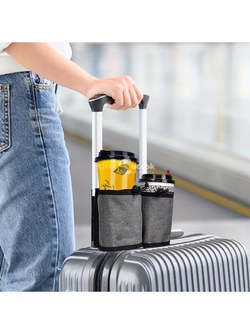 Hordozható pohárszervező bőröndhöz