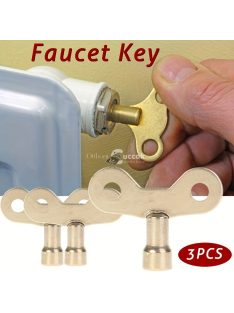 3db csaptelepkulcs, speciális csaptelep zárkulcs