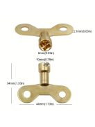 3db csaptelepkulcs, speciális csaptelep zárkulcs