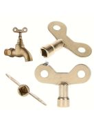 3db csaptelepkulcs, speciális csaptelep zárkulcs