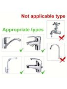 Kényelmes U-alakú csaptelep hosszabbító