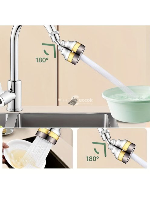 360 fokban forgatható konyhai csaptelep szűrő