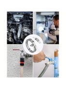 12 darabos rozsdamentes acél tömlőbilincs készle