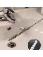 Professzionális szűrő fürdőszobai mosdókagylókhoz: Fém és műanyag konstrukció a hatékony hajszál eltávolításhoz