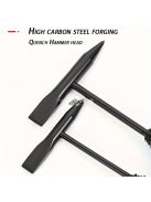 Ipari minőségű hegesztővéső kalapács rugós nyéllel és 20.32cm-es drótfogóval