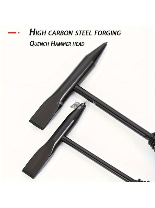 Ipari minőségű hegesztővéső kalapács rugós nyéllel és 20.32cm-es drótfogóval