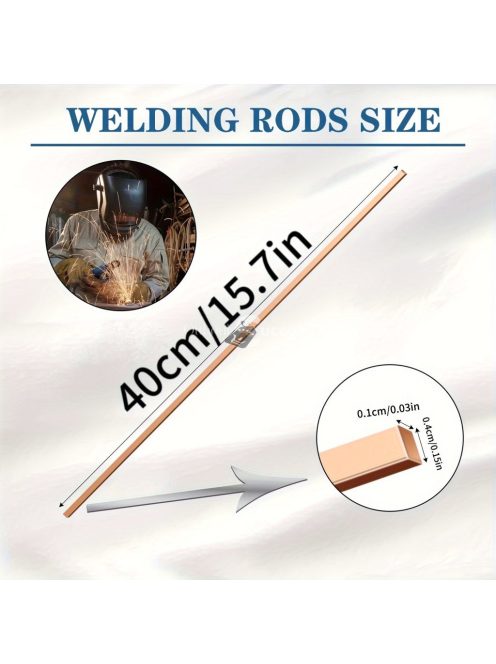 30db Réz Keményforrasztó Rúd