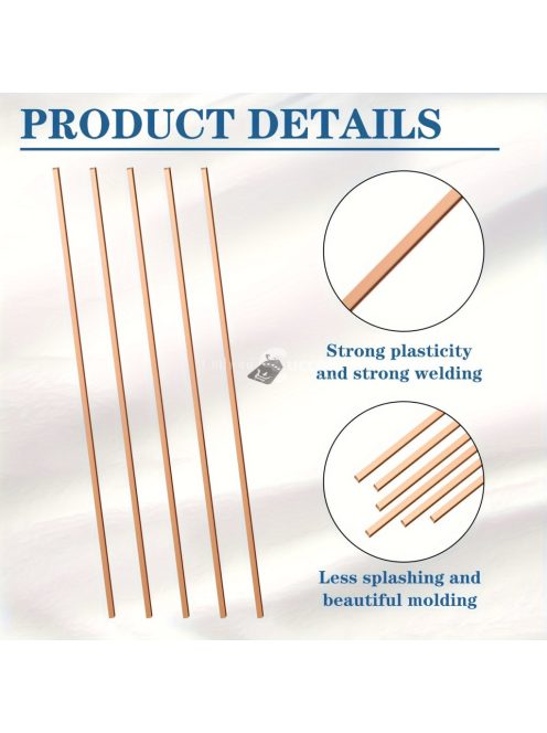 30db Réz Keményforrasztó Rúd