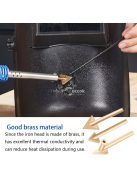 Professzionális műanyag hegesztő készlet 60 pálcával és 3 fúvókaheggyel, fém és műanyag anyaghoz