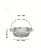 1 Db Rozsdamentes Acél Szűrő Fogantyúval