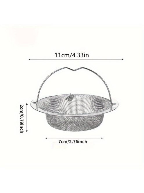 1 Db Rozsdamentes Acél Szűrő Fogantyúval