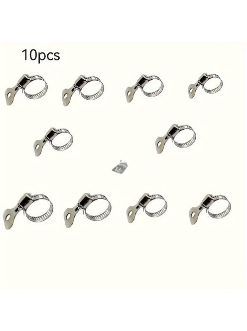 10 db rozsdamentes acél tömlőbilincs készlet