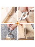 Sokoldalú mérőeszköz fafeldolgozási és barkács projektekhez