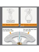 Sokoldalú mérőeszköz fafeldolgozási és barkács projektekhez