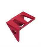 Alumíniumötvözet Középső Vonalzó, 45/90 Fokos Többfunkciós Jelölőmérő