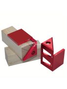 Alumíniumötvözet Középső Vonalzó, 45/90 Fokos Többfunkciós Jelölőmérő