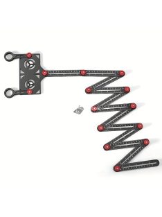   Shawty Multi Angle Mérővonalzó, Alumínium Ötvözet Teljes Fém Nyitó Lokátor