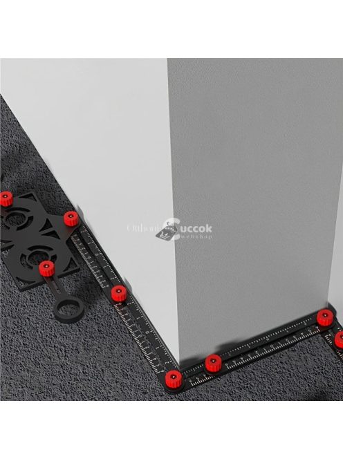 Shawty Multi Angle Mérővonalzó, Alumínium Ötvözet Teljes Fém Nyitó Lokátor