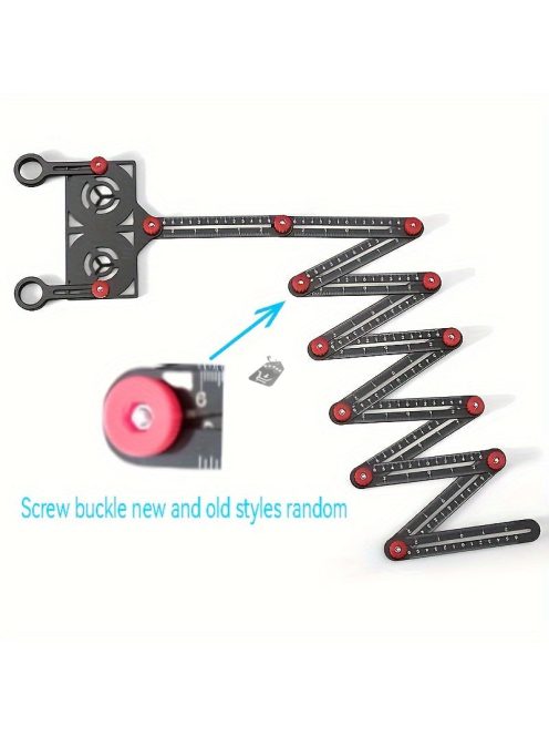 Shawty Multi Angle Mérővonalzó, Alumínium Ötvözet Teljes Fém Nyitó Lokátor