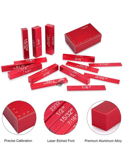 15db-os beállító blokkok magasságmérő készlet