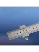 1db szénacél vonalzó határoló blokk