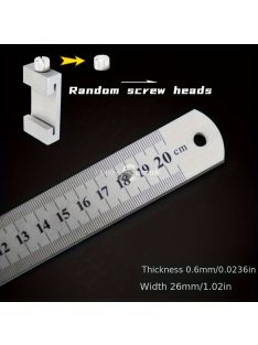 1db szénacél vonalzó határoló blokk