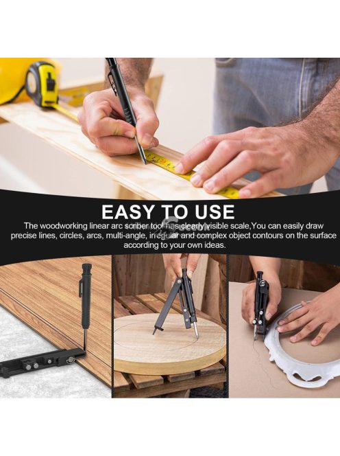 1db többfunkciós írószerszám: tökéletes burkoláshoz, famegmunkáláshoz és körvonalakhoz!