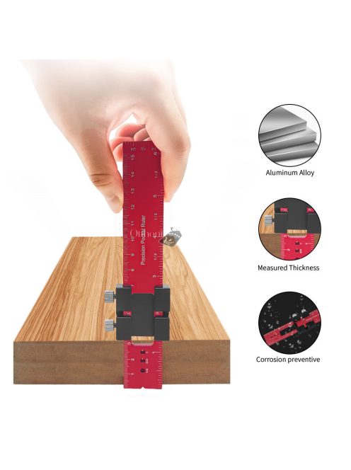 3db Famegmunkálási alumínium csúszó vonalzó