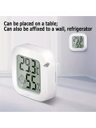 Mosolyfigurás mini LCD-kijelzős digitális hőmérő