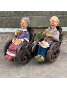 Idős Pár Figura Dekor