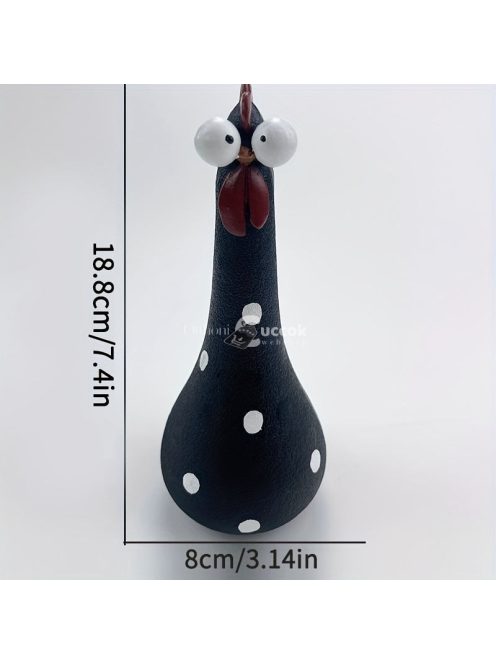 Vicces csirke kerti dekoráció