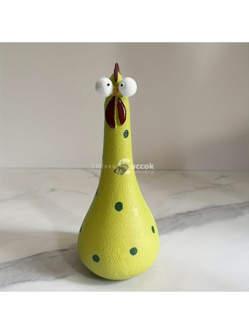 Vicces csirke kerti dekoráció