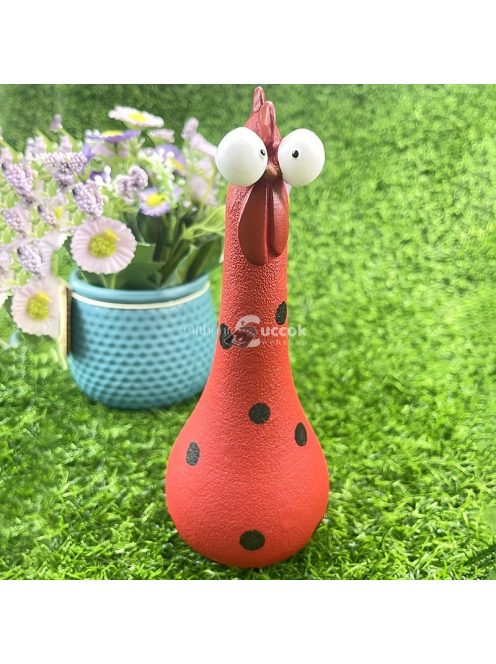 Vicces csirke kerti dekoráció