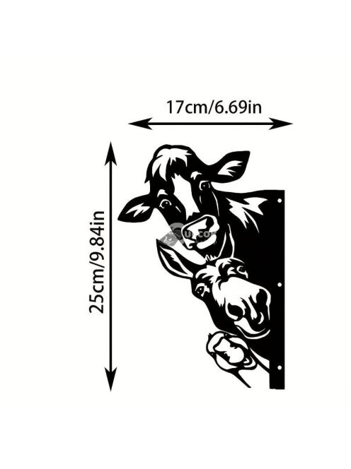 Tanyasi Állat Fém Faldekor