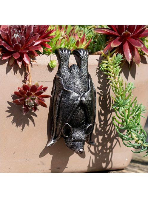 Denevér kerti virágcserép dekoráció