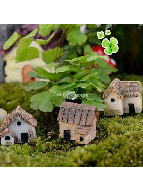 4 darabos miniatűr ház készlet