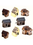 4 darabos miniatűr ház készlet